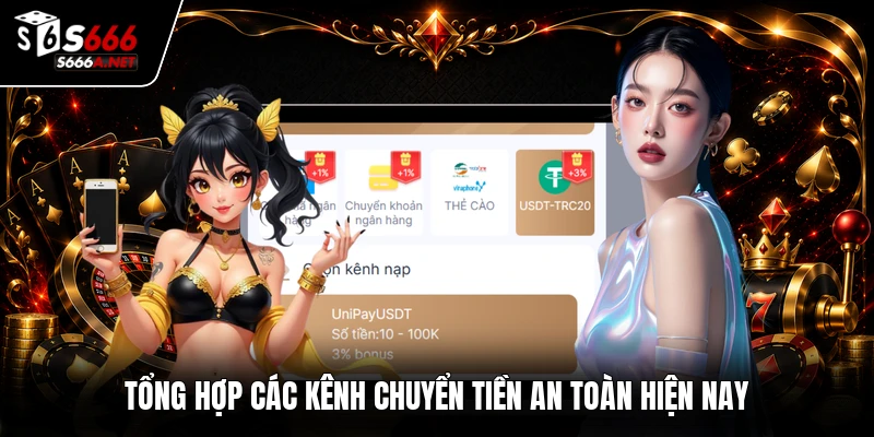 Tổng hợp các kênh chuyển tiền an toàn hiện nay